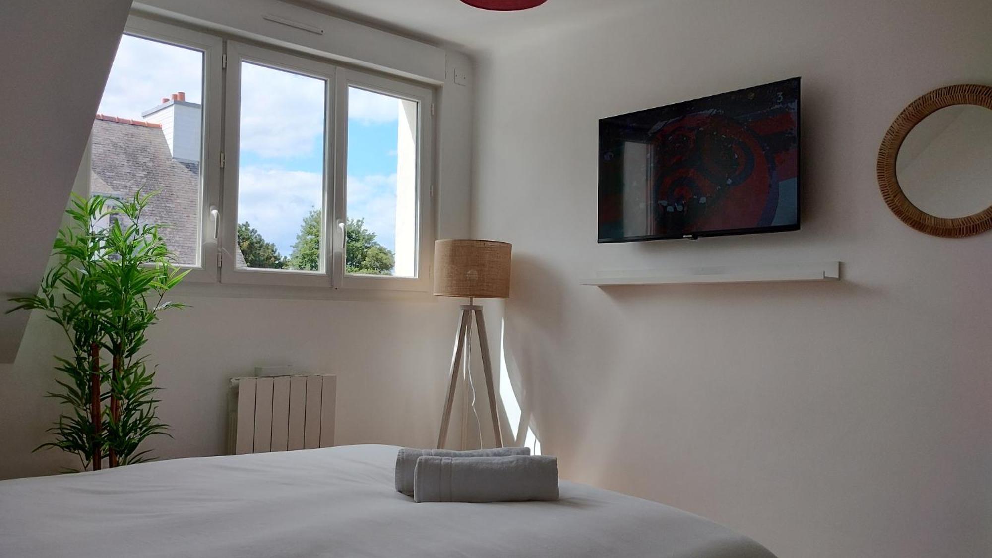 Vila Escale "Au 47" Locmiquélic Pokoj fotografie